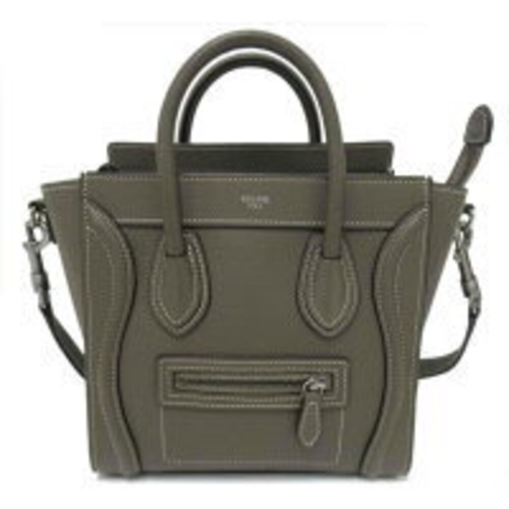 Celine Luggage Shopper Leather Shoulder Bag